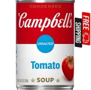 Campbell's Condensed Unsalted Tomato Soup, 10.75 oz Can Free Shipping