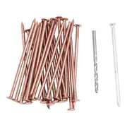 25 Pcs Copper Nails to Killing Trees,3.5 Inch Pure Copper Nails Bulk,Stump Removal Spikes Hardware N