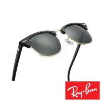 在飛比找momo購物網優惠-【RayBan 雷朋】復古眉架太陽眼鏡(黑#3016-036