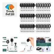 50Pcs Retractable Badge Holders, Heavy Duty Retractable Keychain, Badge Reels...