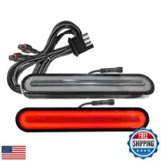 9 Inch Red Color Oval Cargo Carrier Stop Turn Signals Tail Light