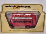 Matchbox Models of Yesteryear Y23 - 1922 AEC S Type Omnibus - Schweppes NOS