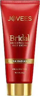 [Jovees] Herbal Bridal Face Cream (60gm) For Natural Glow and Brightness | Ultra Radiance, Hydrated and Flawless Skin | Daily Use | Paraben and Alcohol Free | Turmeric | Papaya | For All Skin Types
