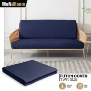 Navy Blue Twin Size Slipcovers Cushion Stretch Futon Cover Couch Sofa Protector