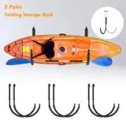 Storage Kayak Wall Mount Rack Holder Paddleboard Surfboard Wakeboard Snowboard
