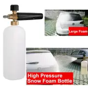 1/4" Snow Foam Washer Gun 1L Car Wash Soap Lance Cannon Spray Pressure Bottle