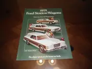 1975 Ford Stationwagon wagon LTD Torino Pinto sales brochure 12pg ORIGINAL nos