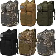 45L Large Military Tactical Backpacks Molle Army Assault Pack 3 Day Bug Out Bag
