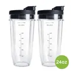 24oz Cups Replacement for Nutri Ninja Blender Auto iQ 900w 1000w 1500w