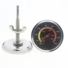 Stainless Steel Barbecue BBQ Smoker Grill Thermometer Temperature Gauge 10-4;;b