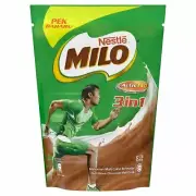 Nestle Milo Activ-Go 3 In 1 Chocolate Malt Drink - 8 Sticks x 33g