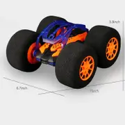 RC Remote Control Car Sponge Wheel Remote Control Car 360 Rotation Stunt Tumbling Car Children's Toys For Boys Girls Birthday Orange