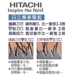 ㄚ美小舖 送剪髮梳 HITACHI 日立電剪CL-970TA日本原裝進口/兩段控制超強馬達 快速鎢鋼製刀頭 理髮器