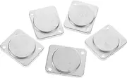 Luxshiny 5pcs Sturdy Wall Faceplate Blank Panel Mount Cover for Xlr Connectors Quality Metal Chassis Insert Easy Installation Space Saving Design Versatile Use Homes and Offices
