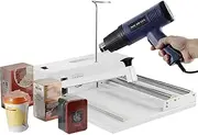 Hand Wrapping Machine Shrink Wrap Machine with Heat Gun, 18"/45cm Shrink Film Shrink Wrap Sealer Compatible with PE POF Film, Film Wrapper for Food Book Box Packaging in Shops