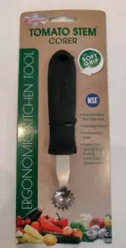 Winco VP-308, 6-Inch Tomato Stem Corer with Soft Grip Handle, NSF