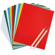 Transfer Paper and Tracing Paper with Embossing Stylus 22 Pcs Carbon Water-So...