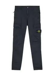 Stone Island Kids Stretch-cotton Cargo Trousers (10-12 Years) - Navy - 12YR (12 Years) 12YR (12 years)
