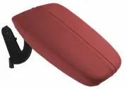 Console Lid Pull Over Armrest Cover Leather for Acura TLX 15-20 Red