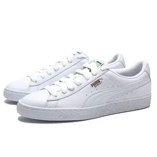 PUMA BASKET CLASSIC LFS 皮革 全白 白金 休閒鞋 男 (布魯克林) 35436717