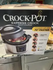 NEWCrock-Pot 8 Qt Multi-Use XL Express Crock Programmable Slow & Pressure Cooker