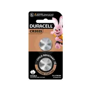 Duracell 3V CR2025 Battery - 2 Pack