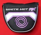 NEW Odyssey White Hot RX Mallet Putter Headcover Black/Purple