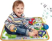Road Rug for Kids - Musical Early Learning Traffic Carpet - Stable Play Carpet Kids' Rugs for Playroom Bedroom Classroom Girls Boys