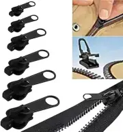6 Pcs Fix Zip Puller,Zip Slider Repair Kit,Zipper Set,Fix Zipper Removable