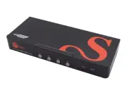 SIIG Dual Monitor DisplayPort KVM Switch 4 Computers 2 Monitors, 4X USB-A 5G, DP