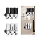 3 in 1 Bathroom Shower Soap Dispenser Sturdy Refillable Convenient Wall Mount