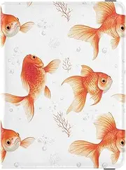 [Caihoyu] Leather Passport Holder Cover Wallet Ultra Slim Passport Cover for Women Men Family Travel Essentials, Multicolor02, 1 size, Casual