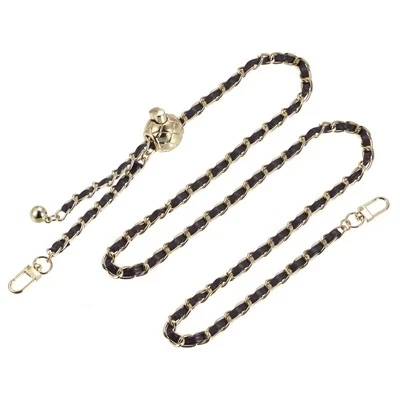 Purse Chain Strap, 47" Adjustable Purse Straps Shoulder Replacement Strap, Brown