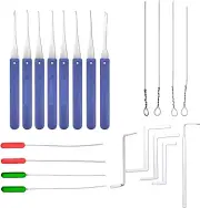 Key Extractor Tools Tension Tool Remove Removal Tool Set (21 PCS) for Broken