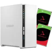 QNAP TS-233 2-Bay NAS with 2x 4TB NAS HDD Bundle [BDLQNP23306]