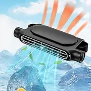 Vehicle Fan, Car Fans That Blow Cold Air, Fan For Backseat Of Car, Seat Coolers For Vehicles, Car Fan For Backseat Kids, Car Seat Air Conditioner (Black)