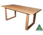 NELL 8 SEATER DINING TABLE SOLID TASSIE OAK HARDWOOD TIMBER LOCALLY MADE