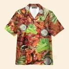 Food Aint Nothing Chicken Wing Hawaiian Shirt