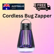 Cordless Indoor Outdoor Mosquito Bug Zapper Killing Lamp Fly Trap Camping Light