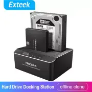 USB 3.0 to SATA External Hard Drive Docking Station 2.5&3.5 inch Offline Clone