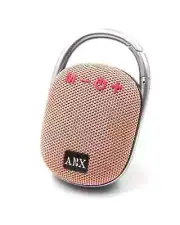 PINK Audiobox SLK-10 Portable Mini Clip Bluetooth Rechargeable Speaker 500mAh