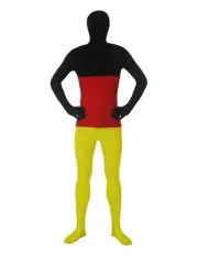 Full Body Spandex World Cup Zentai Suit - Germany Flag Design Bodysuit Costume