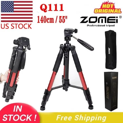 US Zomei Q111 Professional Portable Tripod & Pan Head Fr Canon Nikon DSLR Camera