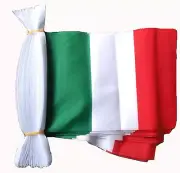 ITALY 3 METRE BUNTING 10 FLAGS flag 3M ITALIA ITALIAN TURIN ROME BARI