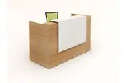 GP Sorrento White Melamine Reception Counter