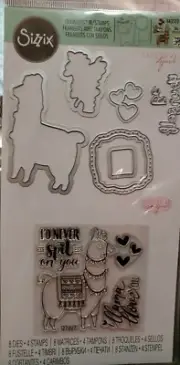 Sizzix Framelits Stamps and Dies LLama Love