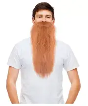Blonde Hillbilly Beard Fake Beard Dwarf Beard Long Beard Costume Gnome Beard Hil