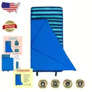 Machine Washable Toddler Nap Mat with Removable Pillow - Perfect for Daycare