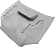 Car-Styling FRP Fiber Glass Front Hood Bonnet 2004-2005 Compatible for Impreza WRX STI 8th CW Style Hood Bonnet with Hood SCOOP