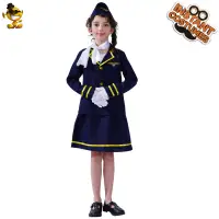 在飛比找蝦皮購物優惠-少女可愛空姐服裝小女孩空姐角色扮演制服cosplay